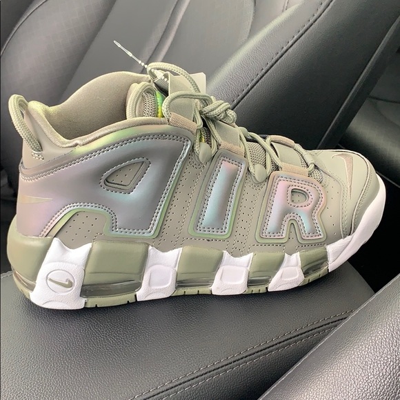 Nike Shoes - Nike Air Uptempo Olive Iridescent NWOB